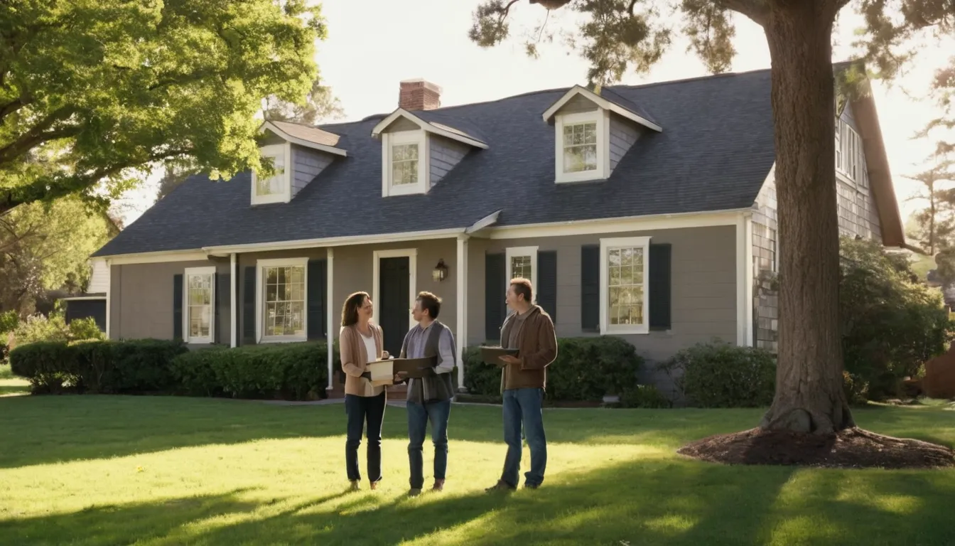 A homeowner reviewing a tree estimate with a local provider